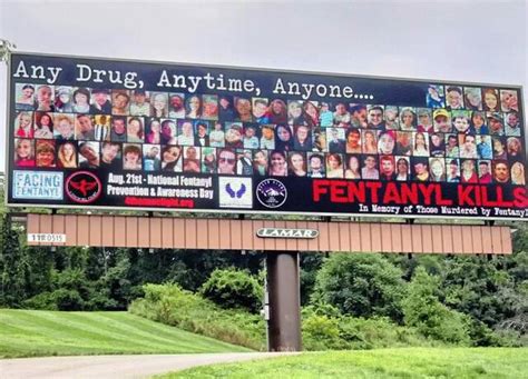 Parkway East Billboard Features Faces Of People Killed By Fentanyl To