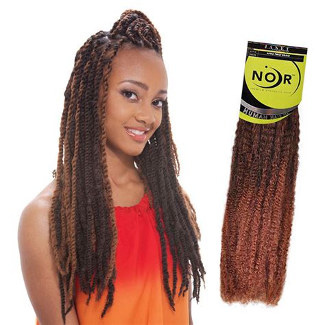 The best part about choosing this brand is you don't have to rod the hair. JANET COLLECTION SYNTHETIC KANEKALON BRAIDS AFRO MARLEY ...