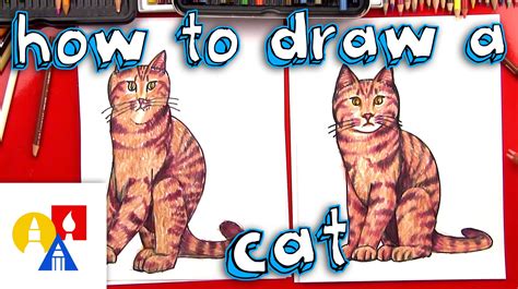 How To Draw A Realistic Cat Art For Kids Hub Realistic Cat Drawing