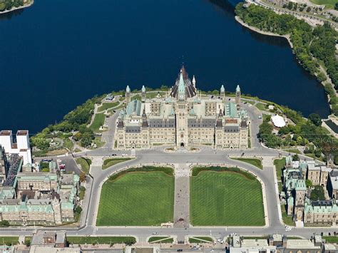 Aerial Photo Canadian Parliament