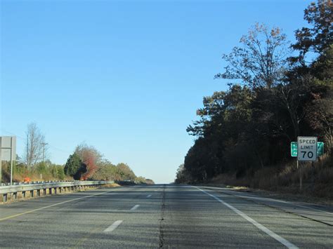 North Carolina Interstate 77 Northbound Cross Country Roads