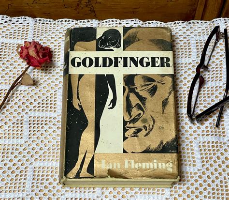 Rare 1959 First Edition Goldfinger Ian Fleming James Etsy