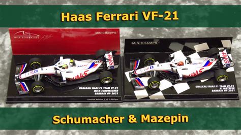 Mick Schumacher Nikita Mazepin Haas Vf Bahrain Gp Minichamps Model Cars