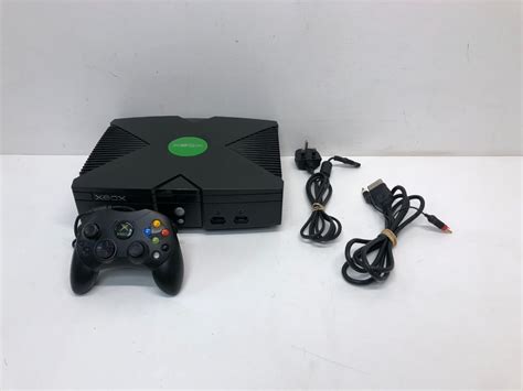 Microsoft Original Xbox Console With Controller Power Supply And Av