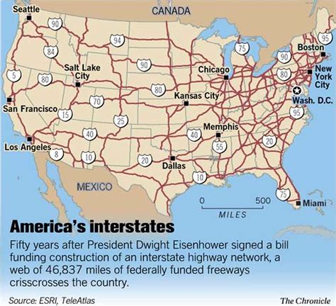 Albums 91 Pictures Map Of The Interstates In The United States Superb