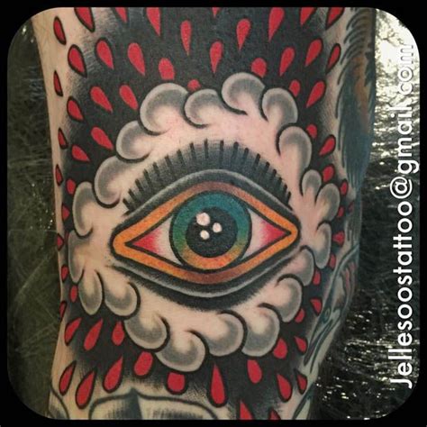 Eyeball Tattoo By Jelle Soos Inked Inkedmag Eye Eyeball