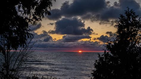 Lake Huron Fall Sunset Pjmixer Flickr