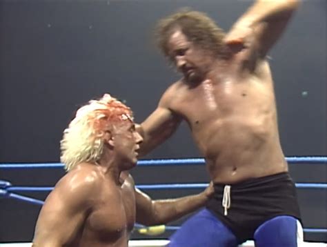 Picture Of Ric Flair Vs Terry Funk WCW Great American Bash 1989