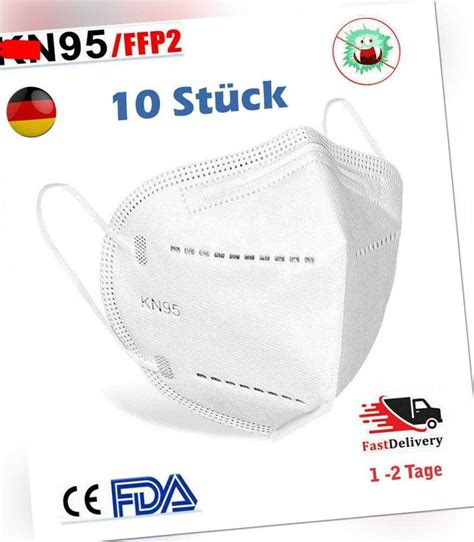 324 ffp2 maske için fiyatlar listeleniyor. 10 x Waschbar Atemschutz Maske FFP2 KN95 N95 Gesichtsmaske ...