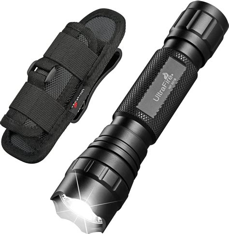 Ultrafire Tactical Flashlight With Holster Single Mode Led Flashlight