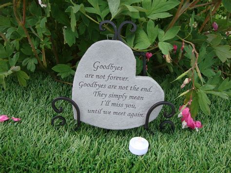 Special Heart Memorial Garden Stone Plaque Grave Marker Ornament