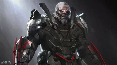 Official Concept Art For The Banished Leader Escharum Halo
