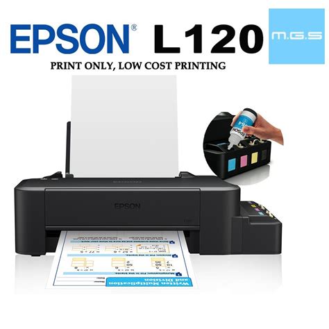 Epson L120 Ink Tank Ciss Printer No Scanner Come With Hybid Ink L220