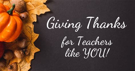 Giving Thanks For Teachers Laura Candler