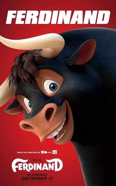 Ferdinand Character Posters Ferdinand The Bull Movie Character