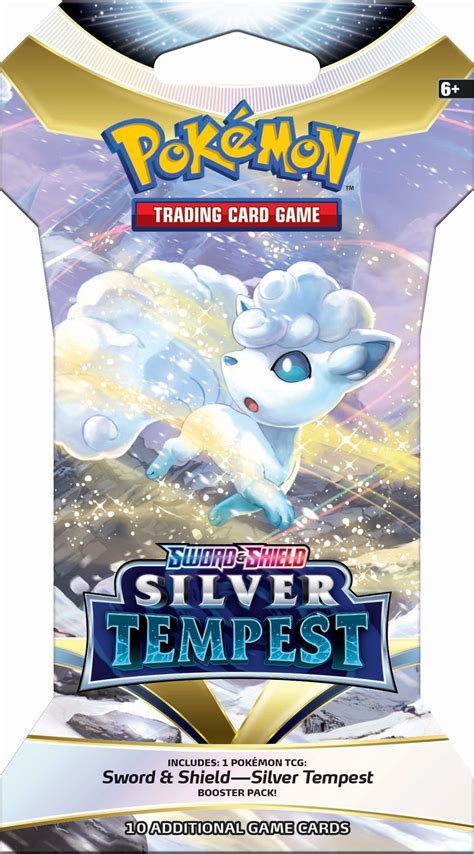 Pokemon Trading Card Game Sword And Shield Silver Tempest Booster Pack