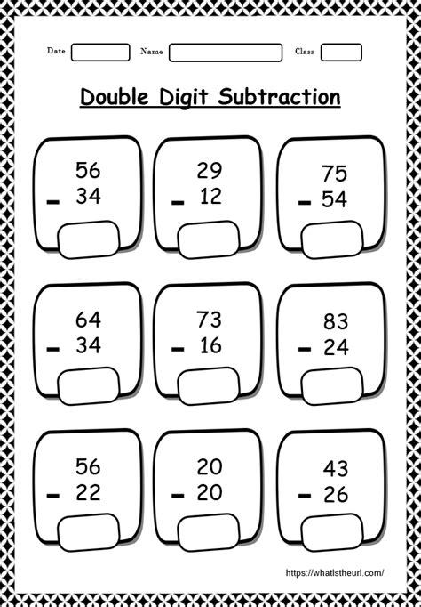 Subtraction Using A Number Line 3 Digits