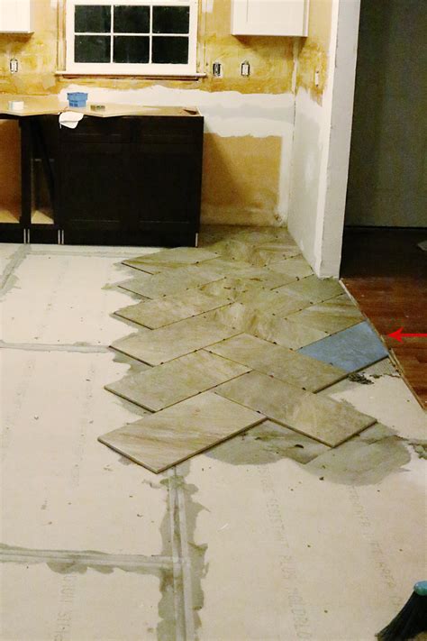 Pulled straight from the new york subway, the classic brick bonding pattern has to be the most popular way to lay subway tiles, but it's a bit done in our eyes. Tips to lay a Herringbone Pattern Tile - Bower Power