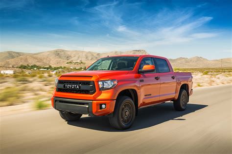 This car has received 5 stars out of 5 in user ratings. Toyota Tundra TRD Pro goes off-road with a dash of old school