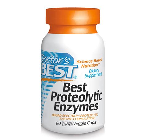 Proteolytic Enzymes 90 Capsules Doctors Best Biovea