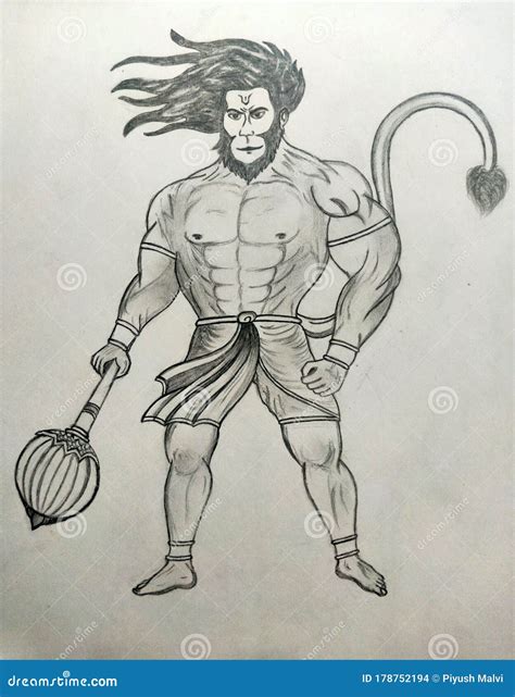 Easy Pencil Drawings Of Lord Hanuman Slowly Lord Hanuman
