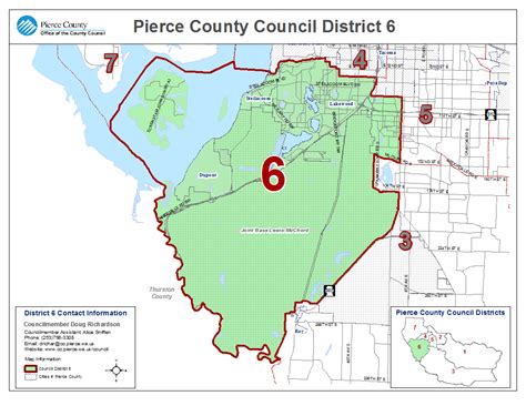 Council District Maps Pierce County Wa Official Website