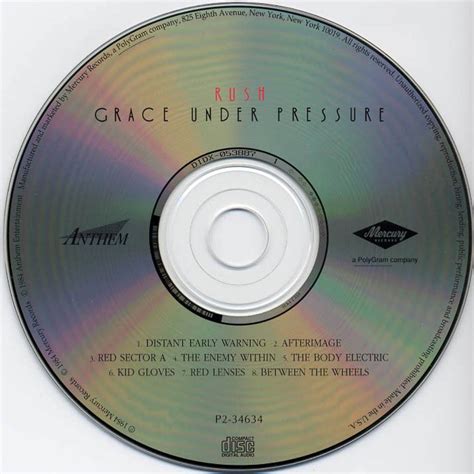 Rush Grace Under Pressure Album Artwork