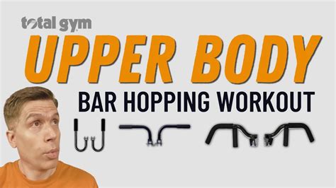 Total Gym Upper Body Workout Bar Hopping Back Triceps Biceps