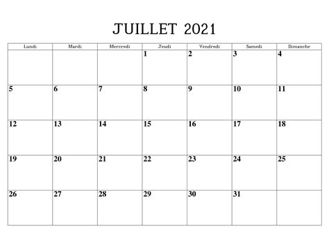 Calendrier Juillet 2021 Vacances Imprimable Pdf Motexcel The