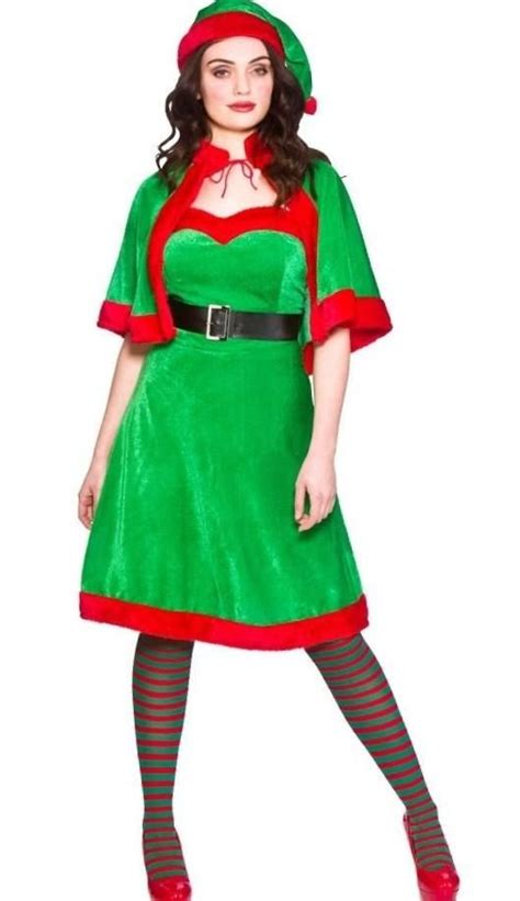 Christmas Fancy Dress Plus Size Elf Dress Christmas Fancy Dress