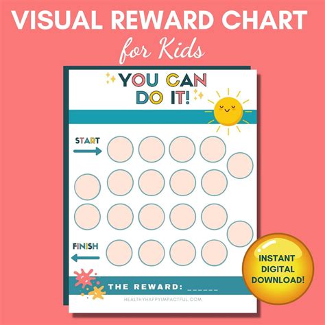 Kids Reward Chart Reward System Chart Printable Download Now Etsy