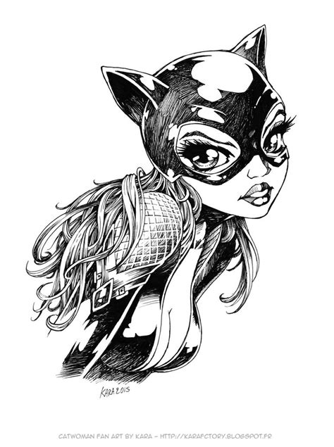 Catwoman 75 Toon Style Inked Version By Karafactory On Deviantart