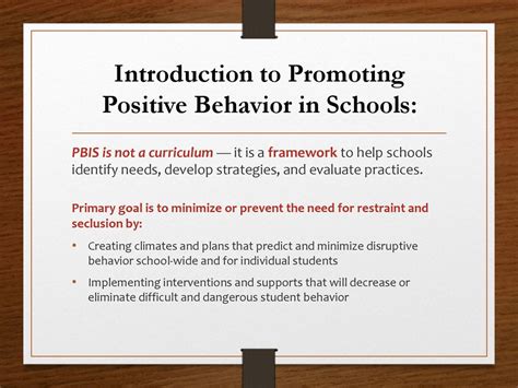 Introduction To Promoting Positive Behavior In Schools Ppt Download