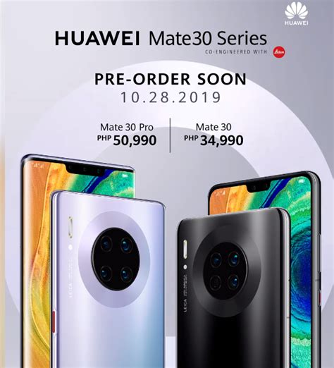 Huawei Mate 30 And Mate 30 Pro Price In The Philippines