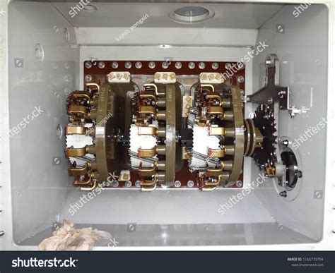 Maintenance On Load Tap Changers Cabinet Stock Photo 1165775704
