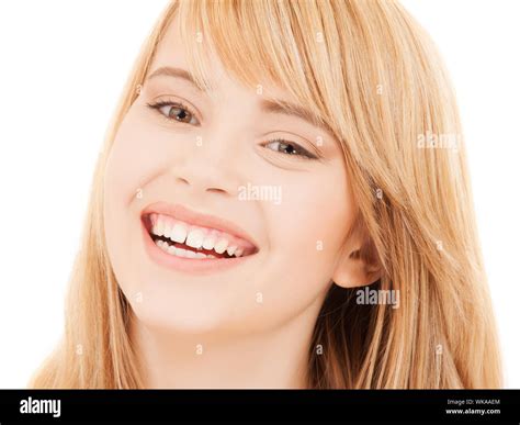 Face Of Beautiful Teenage Girl Stock Photo Alamy