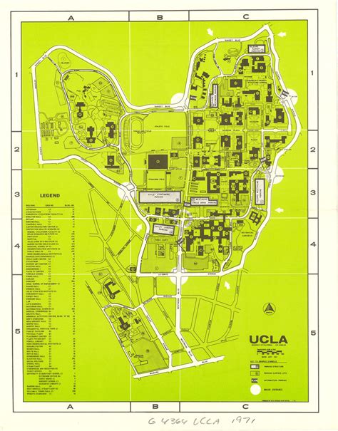 1971 Campus Map G4364 Ucla 1971 Ucla Maps Flickr