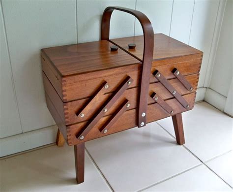 Pin By Yashmak On New Wooden Sewing Box Sewing Box Vintage Sewing Box