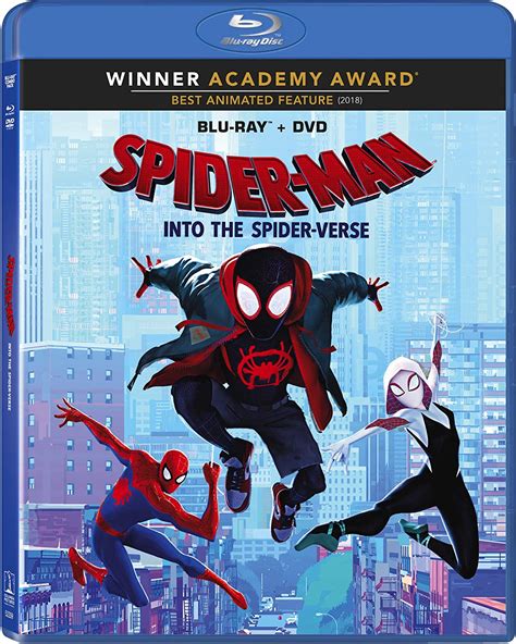 Spider Man Into The Spider Verse Blu Ray Amazon Ca DVD