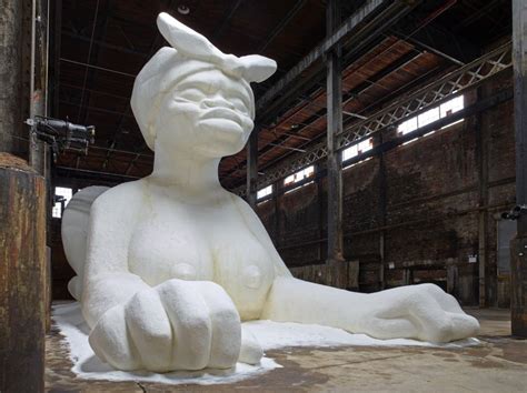 A Subtlety A 35 Foot Tall Sugar Sculpture Of A Sphinx Woman At The