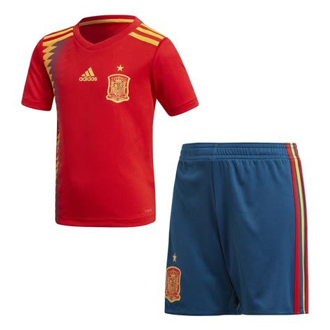 Adidas Spain Home Mini Kit 2018 In Red Excell Sports Uk