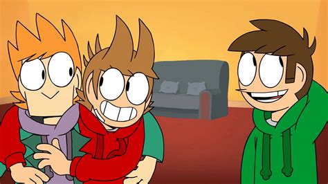 Download Eddsworld Protagonists Catching Up Wallpaper