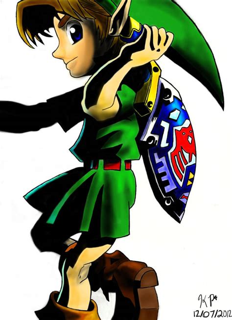 Majoras Mask Link Colored By Butterlord120 On Deviantart