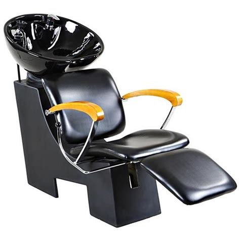 Reynolds Black Beauty Salon Shampoo Chair And Sink Bowl Unit Shampoo
