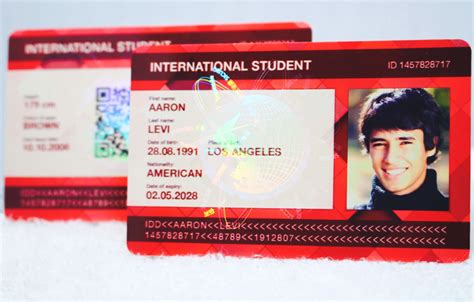 Student Id Card Generator Scannable And Hologram Fake