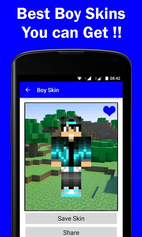 This repository contains source code for android platform. HD Boy Skins for Minecraft PE Android App APK (com ...