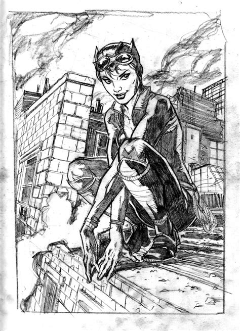 Catwoman Sketch By Funrama On Deviantart