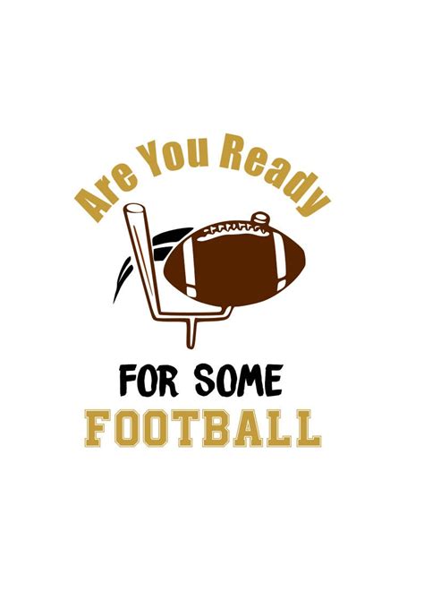 Are You Ready For Some Football Football Svg Football Game Etsy