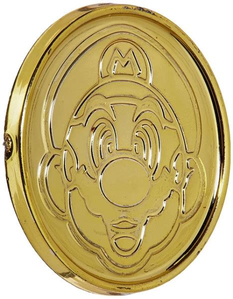 Super Mario 12 Pack Gold Coins Favors 4ct