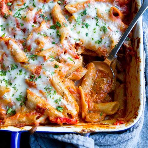 Baked Ziti With Sausage Cookin Canuck